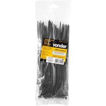 Abraçadeira De Nylon Para Parafusos, Preta, 220 Mm X 4,3 Mm, Vonder