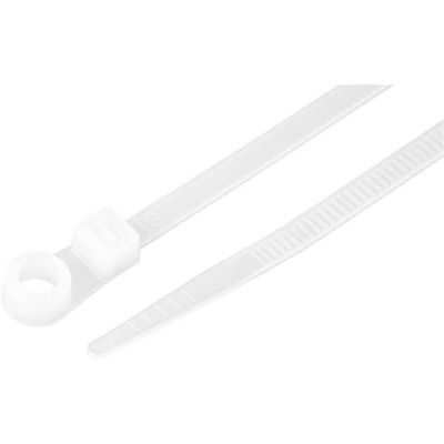Abraçadeira De Nylon Para Parafusos, Branca, 300 Mm X 4,8 Mm, Vonder