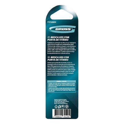 Broca Aço Rápido Nitreto Titânio 25mm 2pcs Gross
