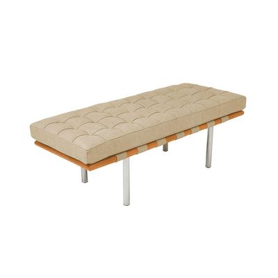 Banco Capri Barcelona 1,80m Suede Bege