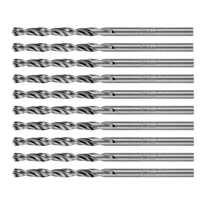 Broca Aço Rápido Standard Para Metal 10 Unidades 1/8 Pol Hss
