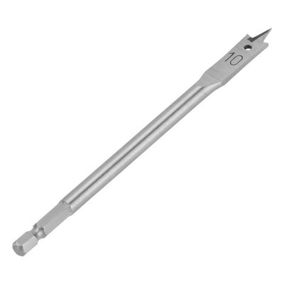 Broca Chata Madeira 10mm 150mm Aço 45 ângulo 135° Mtx 704049