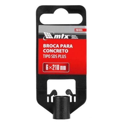 Broca Concreto Sds Plus 6x210mm Ponta Cruz Mtx 1pc