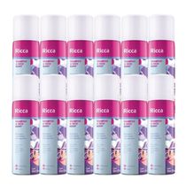 Kit 12 Shampoo A Seco Ricca De Bolso Remove Oleosidade Berry 50ml