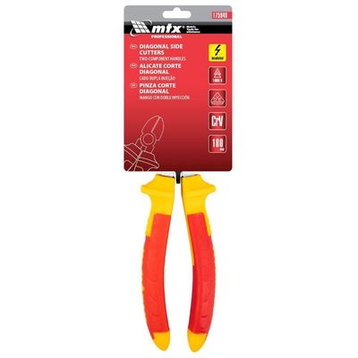 Alicate Corte Diagonal 7'' Mtx 180mm Black Nickel Aço 60
