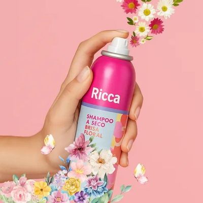 Shampoo A Seco Brisa Floral Remove Oleosidade Ricca 150ml