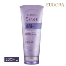 Kit 3 Condicionador Matizador Loiro Expert Roxo Desamarelador Violeta Platinado 200ml Eudora Siàge