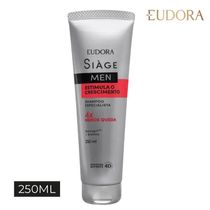 Kit 2 Shampoo Antiqueda Estimula O Crescimento Masculino 250ml Eudora Siàge Men
