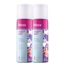 Kit 2 Shampoo A Seco Ricca De Bolso Remove Oleosidade Berry 50ml