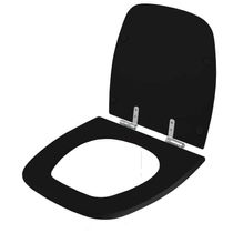 Assento Sanitário Soft Close Art Preto Para Vaso
