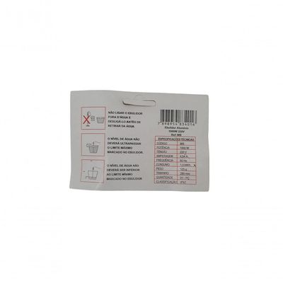 Ebulidor Elétrico 1000w Resiswal 220v Modelo Wb Aluminio