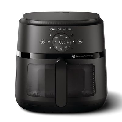 Fritadeira Elétrica Airfryer Philips Walita Série 2000 XL Digital NA230/00 1700W Preta Preto / 220