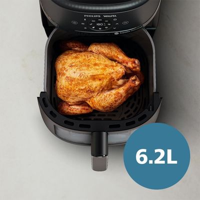 Fritadeira Elétrica Airfryer Philips Walita Série 2000 XL Digital NA230/00 1700W Preta Preto / 220