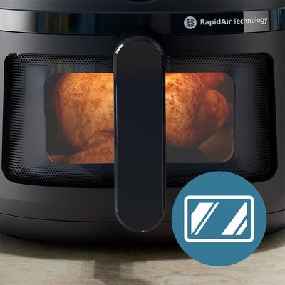 Fritadeira Elétrica Airfryer Philips Walita Série 2000 XL Digital NA230/00 1700W Preta Preto / 220