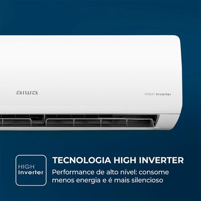 Ar Condicionado AIWA Split High Wall High Inverter 18.000 BTUs Frio AWS-AC-18F 220V 220V