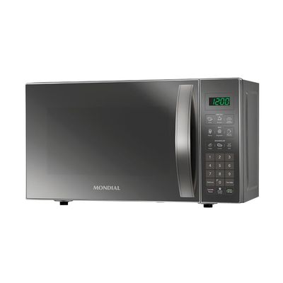 Micro-Ondas Mondial Cinza e Espelhado 1200W MO-01-21-E 220V