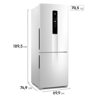 Geladeira Electrolux Frost Free Inverter 490L Experience Inverse Branca (IB51) 127V
