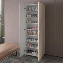 Sapateira Vertical 57cm Com 2 Portas E 7 Prateleiras Multimóveis Cr35394 Branco