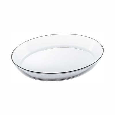 Assadeira Nadir Marinex em Vidro Oval 26cm 1 Peça UNICA