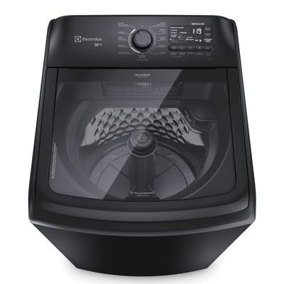 Máquina de Lavar Electrolux 18Kg Preta Expert Tripla Filtragem e Jatos Poderosos (LEB18) 220V