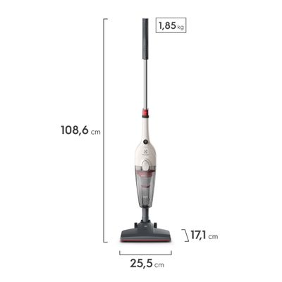 Aspirador de Pó Vertical com Fio Electrolux 1450W 2 em 1 Filtro HEPA Branco (STK14B) 127V
