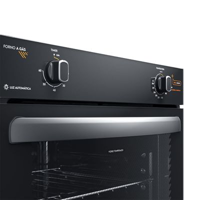 Forno de Embutir a Gás Continental 80L com TOPLimpaFácil (OC8GM) 220V