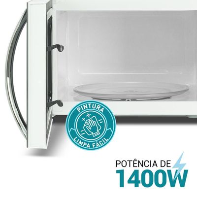 Micro-ondas 33L Philco Limpa Fácil PMO38E 1400W 127V