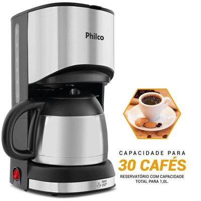 Cafeteira Philco 30 Cafezinhos 1L 700W PCFE02 220V