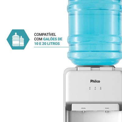 Bebedouro Philco 20L Água Gelada e Natural com Compressor PBE18 127V