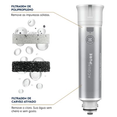 Purificador Electrolux Eletrônico Compacto Experience Pure 4x Digital Preto (PE12P) Bivolt