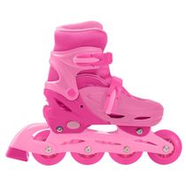Patins Inline Play&Fun Rosa Tamanho 28 a 31