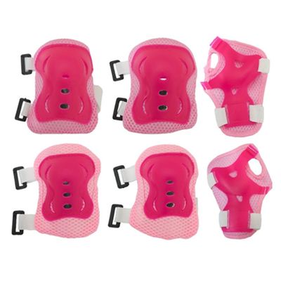 Kit Proteção com Capacete Play&Fun Rosa