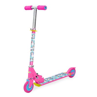 Patinete 2 rodas Rosa c/ Led CV212674