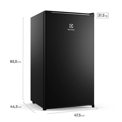 Frigobar Electrolux 90L Efficient com Controle de Temperatura Preto (EM90B) 127V