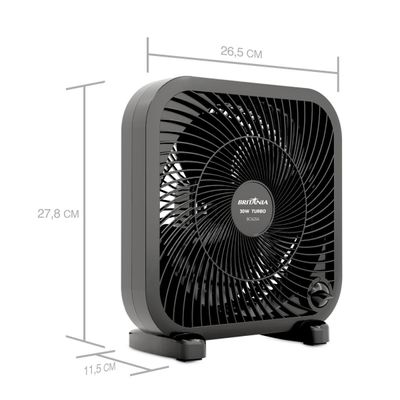 Ventilador Circulador Britânia 30W 3 Velocidades BCA25A 127V