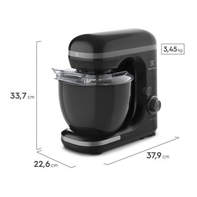 Batedeira Planetária Electrolux 750w Preta Experience Com Tigela 5l (EKM30) 127V