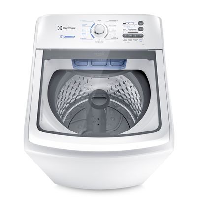 Máquina de Lavar Electrolux 17kg Branca Essential Care com Cesto Inox e Jet&Clean (LED17) 127V