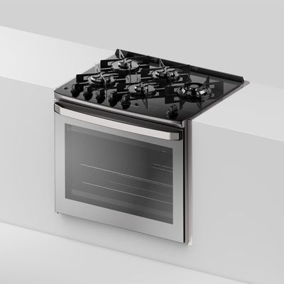 Fogão de Embutir 5 bocas Electrolux Cinza Experience Mesa de Vidro e Grill (FE5EC) 220V