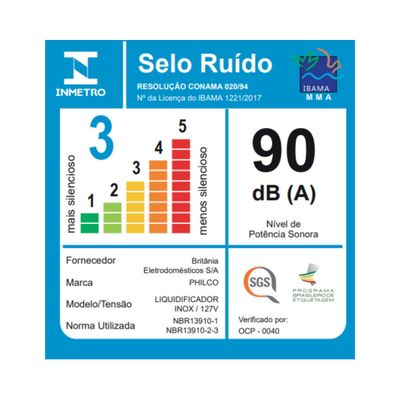 Liquidificador Philco Inox Filter 900W Preto 127V