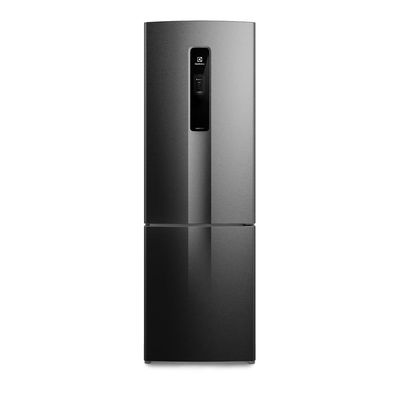 Geladeira Electrolux Frost Free Inverter 400L Efficient AutoSense e Rapid Freeze Inverse Black Inox Look (IB6B) Bivolt