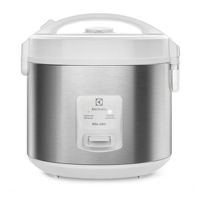 Panela de Arroz Elétrica Electrolux por Rita Lobo 3,5L Branca Efficient Visor Glass (ERC31) 127V