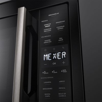 Micro-ondas de Embutir Electrolux 34L Preto Experience com Descongelamento Assistido (ME3BP) 127V