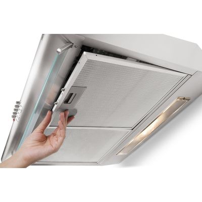 Depurador de Ar Parede Electrolux 60cm Inox com Filtro Lavável e Máscara Captadora de Ar (DE60X) 220V