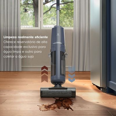 Aspirador Multifuncional sem Fio Electrolux 3 em 1 Painel LED e Bateria até 40 min (EMC2500) Bivolt