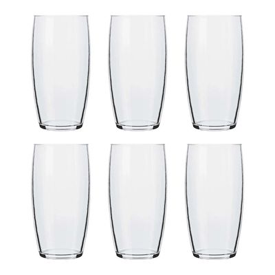 Jogo de Copos Nadir Oca Long Drink de Vidro Liso com 6 Peças 300ml UNICA