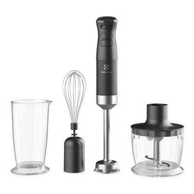 Mixer 3 em 1 Electrolux Preto 700W Expert com Haste em Inox e Tecnologia TruFlow Power System (IBP70) 127V
