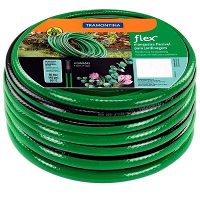 Mangueira Flex para Jardim Tramontina PVC 4 Camadas 30 Metros
