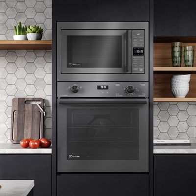 Micro-ondas de Embutir Electrolux 34L cor Inox Experience com Painel Inteligente (ME3BC) 127V