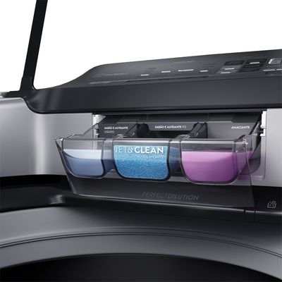 Máquina de Lavar 17kg Electrolux Perfect Care Digital com Vapor e Jatos Poderosos (LEH17) 220V