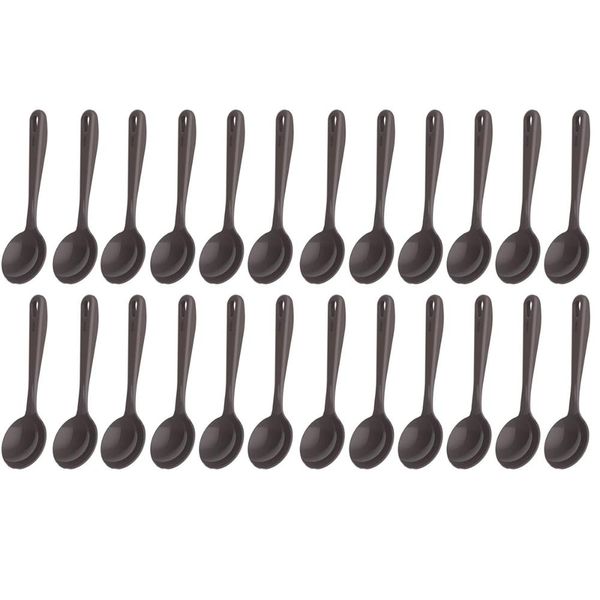 Kit 24 Conchas Nylon 32cm Cinza Molho Sopa Feijão Cozinha Kitch Crippa Tornado